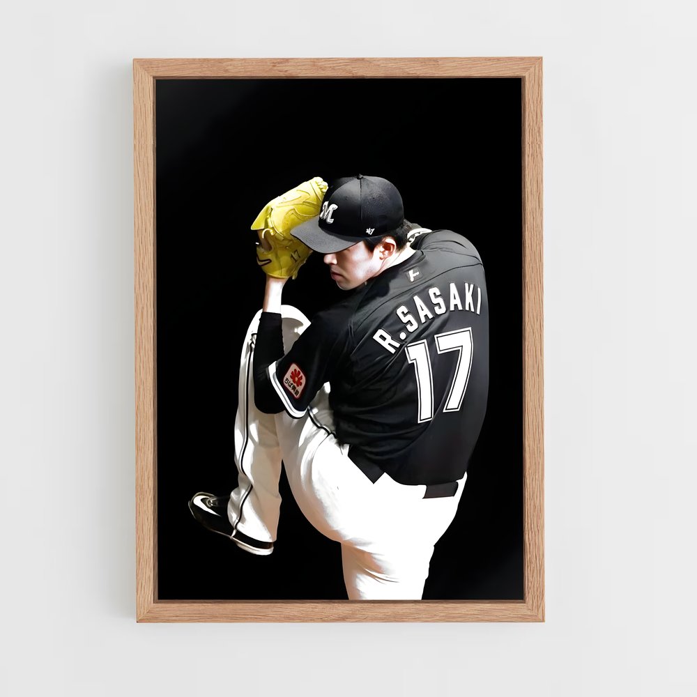 Poster Roki le Lanceur – affiche Baseball (vue 4)